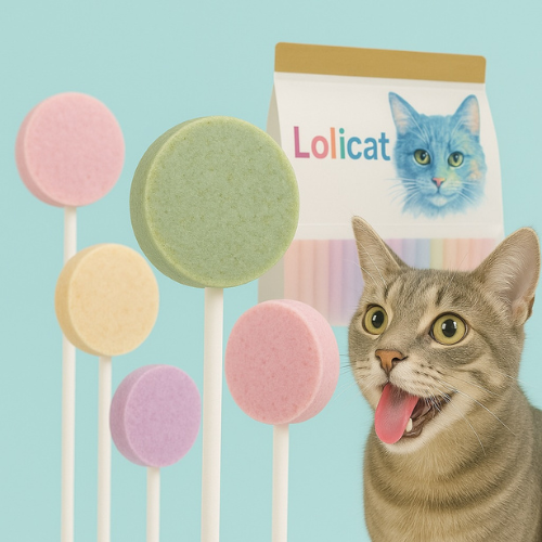 LOLICAT – Friandises bien-être en forme de sucette pour chats (10 pièces)